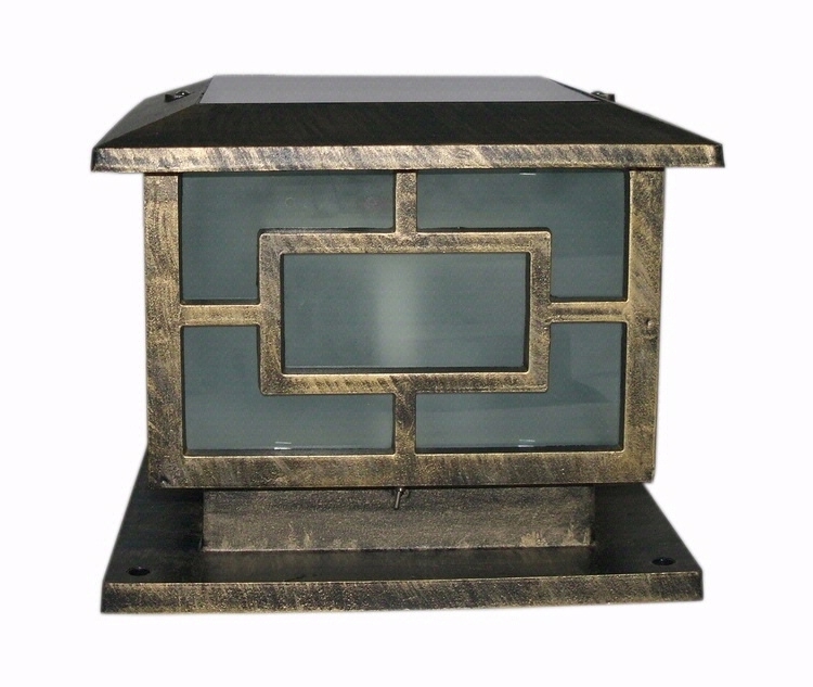 Solar Gate light Square Bronze 4W